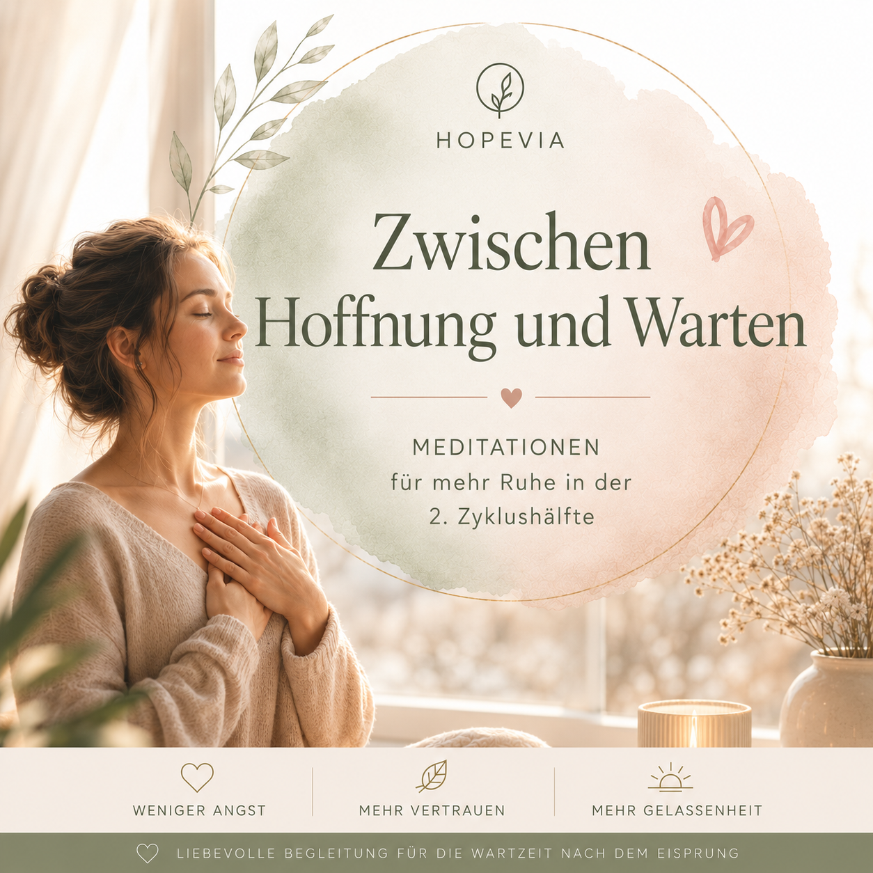 Zwischen Hoffnung und Warten -Meditationen für mehr Ruhe in der 2. Zyklushälfte
