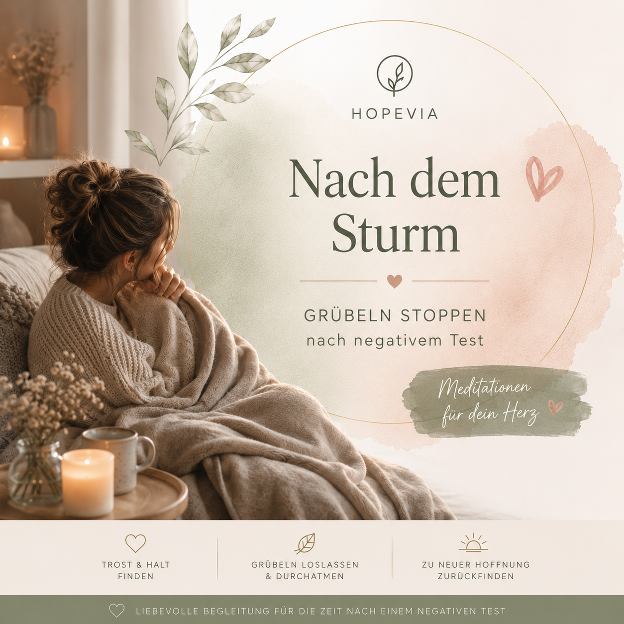 Nach dem Sturm- Grübeln stoppen nach negativem Test